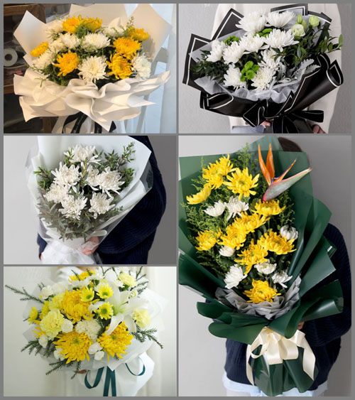 湖北随州市随县淮河镇龙泉村白事花束代送